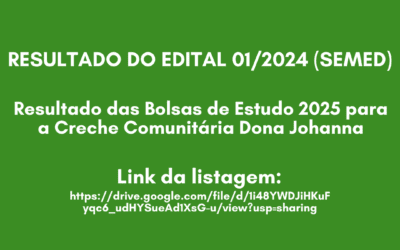 Resultado do Edital 01/2024